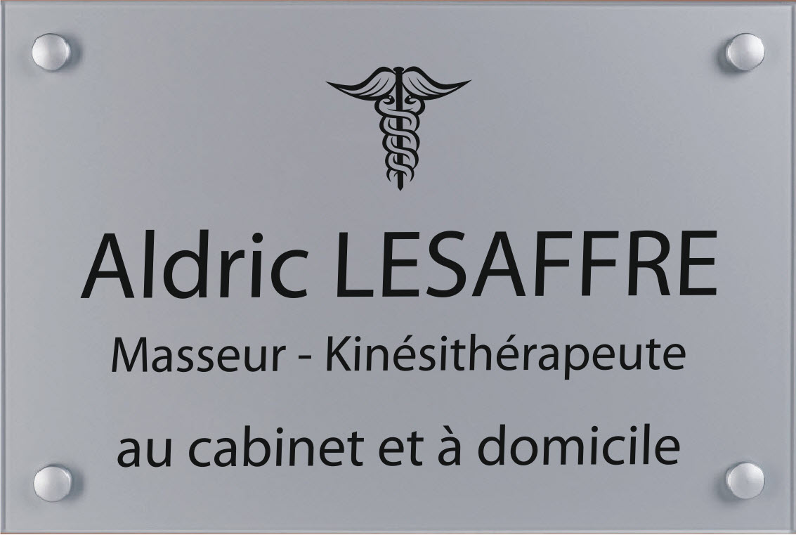 plaque plexi argent avec visserie en aluminium