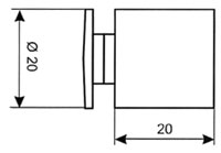 Dimensions des Forinox XL  20 mm