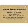 Plaque laiton professionnelle gravée - Plaque laiton - PPCASHOP