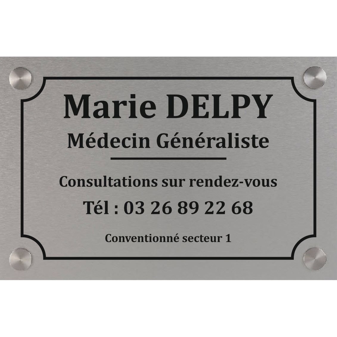 Plaque Professionnelle Modle Restaurant Alu Dibond Format Vertical Partir De 20 X 30 Cm