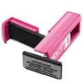 Colop pocket stamp 20 plus - 14 mm x 38 mm - 4 lignes - rose ouvert