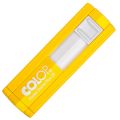 Colop pocket stamp 20 plus - 14 mm x 38 mm - 4 lignes - jaune