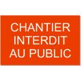 Panneau message - 400 m x 250 mm