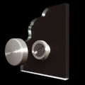cache vis forinox 10 mm sur plaque