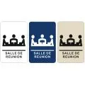 pictogramme braille et relief salle de réunion