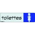 plaque autocollante intérieur durasign "toilettes dames"