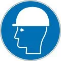 Pictogramme casque de protection obligatoire - Norme ISO7010