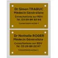 multi-plaque 2 plaques verticales