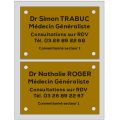 multi-plaque 2 plaques verticales