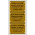 multi-plaque3 plaques verticales