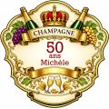 Etiquette anniversaire - Blidas - PPCASHOP
