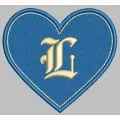 Broderie coeur