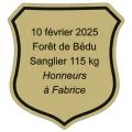 trophée de chasse en ABS-GA-or