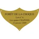 Catégorie plaque trophée pour la chasse, le sport