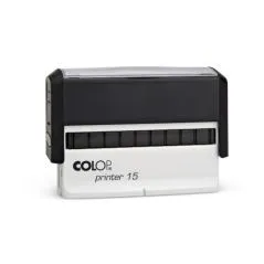 Colop printer 15 - 10 mm x 52 mm - 2 lignes