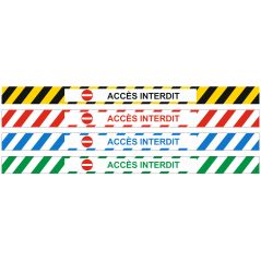 Bande adhésive acces interdit pour sol