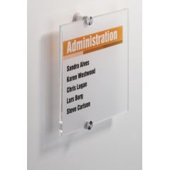 Durable - Crystal sign - 210 mm x 210 mm