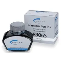 Flacon d encre bleue cross