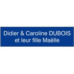 Plaque de boîte à lettres - 93 x 25 mm