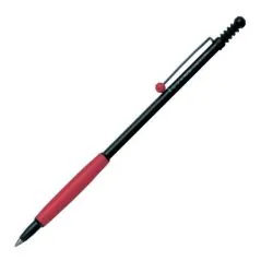 Tombow Zoom 707 - Bille - BC-1000ZS2 - Corps noir-rouge boule-clip rouge