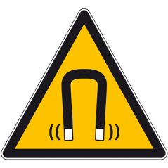 Pictogramme danger - champ magnétique