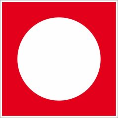 Pictogramme incendie  - baie accessible aux sapeurs pompiers - Norme ISO7010