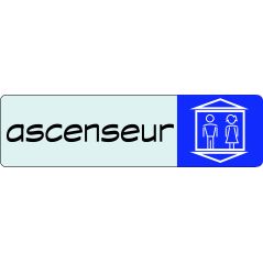 plaque autocollante intérieur durasign "ascenceur"