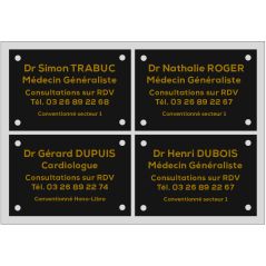 multi-plaque 4 plaques
