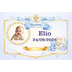 Etiquette baptême - Blidas - PPCASHOP