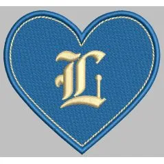 Broderie coeur