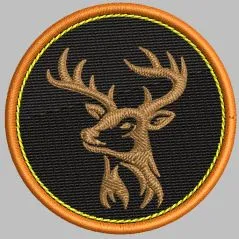 Ecusson rond 80