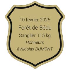 trophé de chasse GB Or