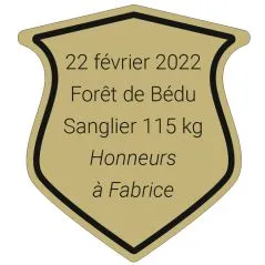 Trophée abs GD-or