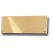 Plaque porte laiton massif - 160 m x 60 mm - rectangulaire - 5 lignes - 22094