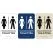 pictogramme braille et relief toilettes dames hommes