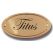 plaque de box pour chevaux en laiton ovale