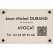 Plaque plexi professionnelle avec qr code