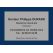 Sous plaque plexi pour plaque professionnelle