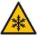 Pictogramme danger - froid-gel