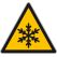Pictogramme danger - froid-gel