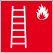 Pictogramme incendie échelle d'incendie - Norme ISO7010
