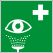 Pictogramme premiers secours - rinçage des yeux - Norme ISO7010
