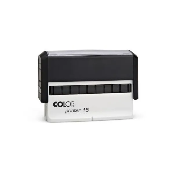 Colop printer 15 - 10 mm x 52 mm - 2 lignes