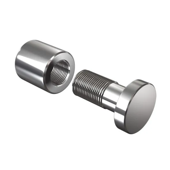 Entretoise murale inox percée - 13 mm - longueur 13 mm