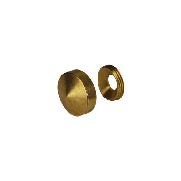 Cache vis standard laiton conique 12 mm