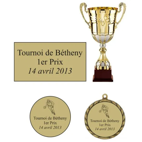 Médaille en plexiglass ronde - La boutique du trophée