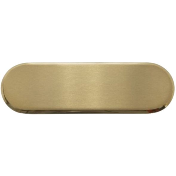 rectangle arrondie satinée - 145 mm x 45 mm