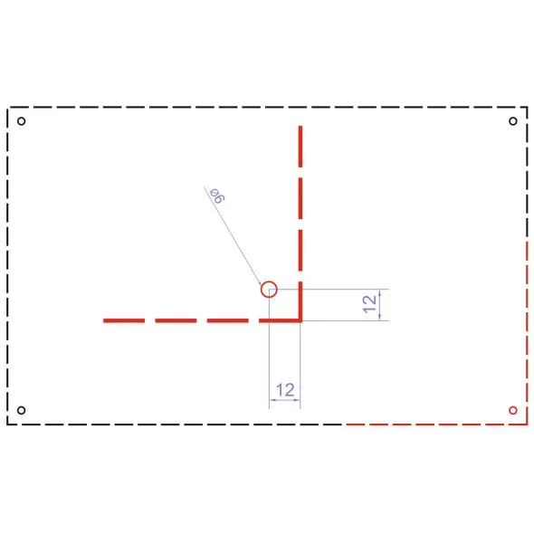 Panneau de rue émaillé angle droit -2