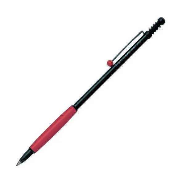 Tombow Zoom 707 - Bille - BC-1000ZS2 - Corps noir-rouge boule-clip rouge