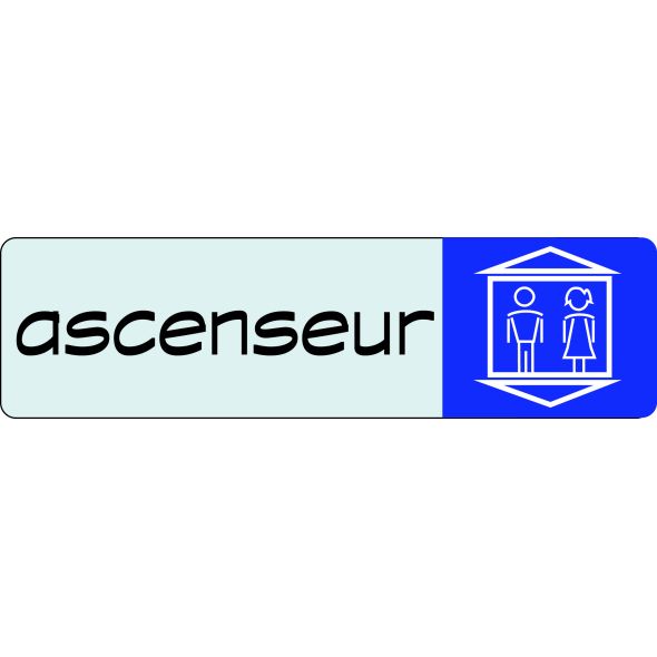plaque autocollante intérieur durasign "ascenceur"